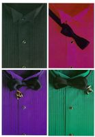 Tuxedo Shirts Color Wing Collar