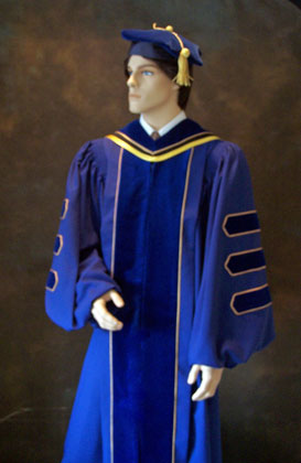 Graduation regalia Doctoral Gowns, PhD tams, academic hoods