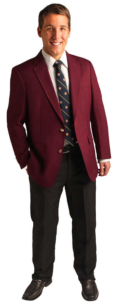 BURGUNDY MAROON BLAZER